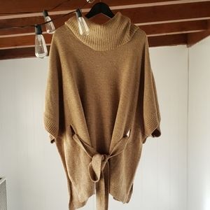 ⚡H&M Knit Poncho Tan US S⚡